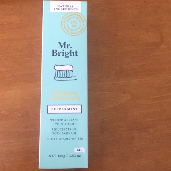 Mr. Bright natural peppermint toothpaste. Brand new. 3.5 0z - Picture 1 of 3